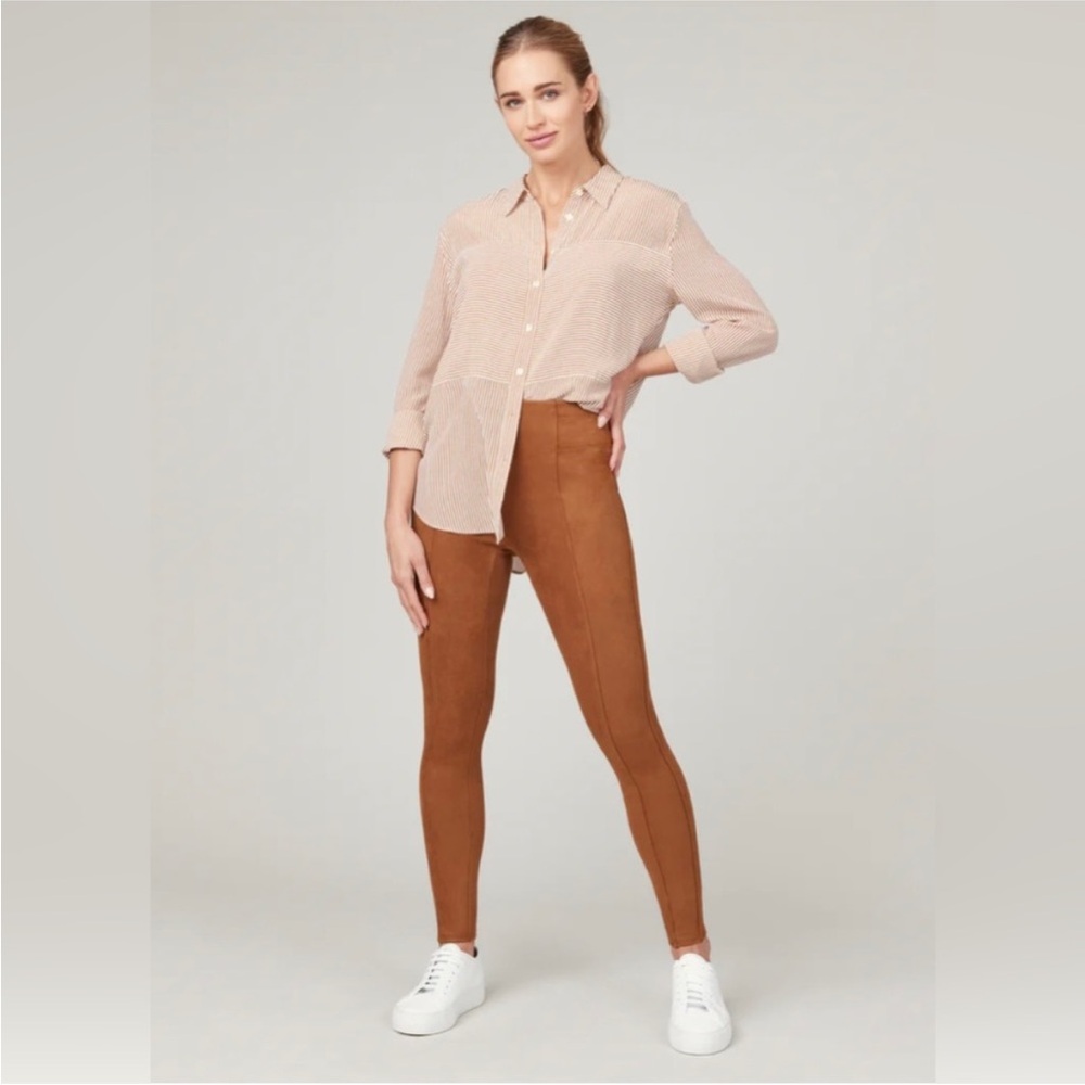 SPANX Faux Suede Leggings XS Petite